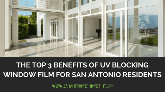 UV blocking window film san antonio