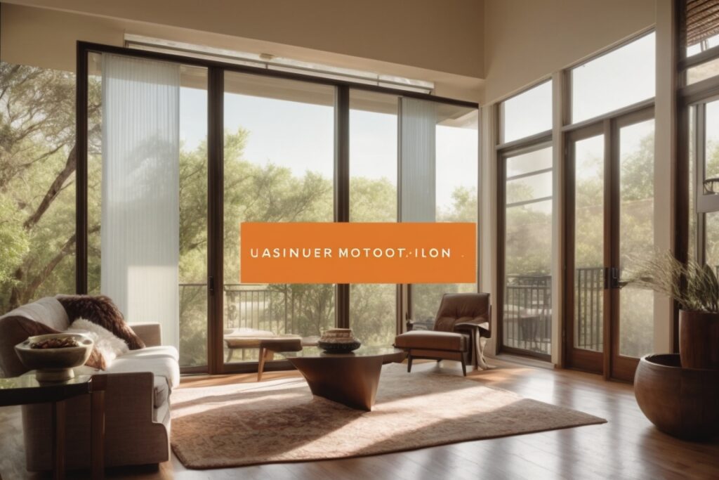 San Antonio home with UV protection window film, faded furniture inside