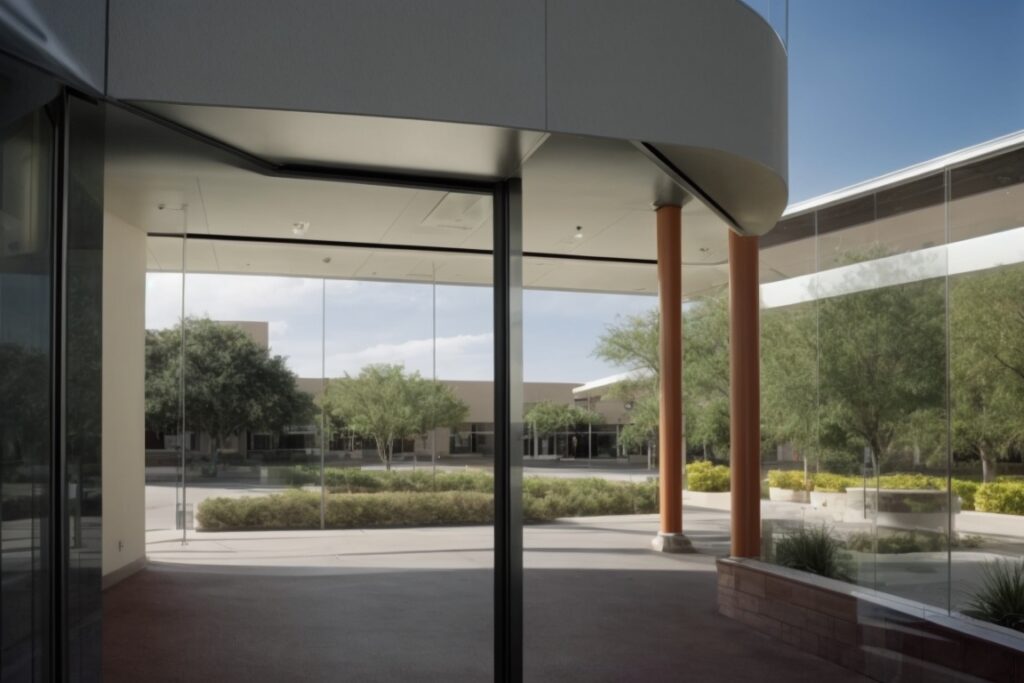 San Antonio business interior with opaque decorative window film