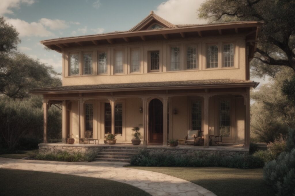 Century-old San Antonio home with UV protective window film