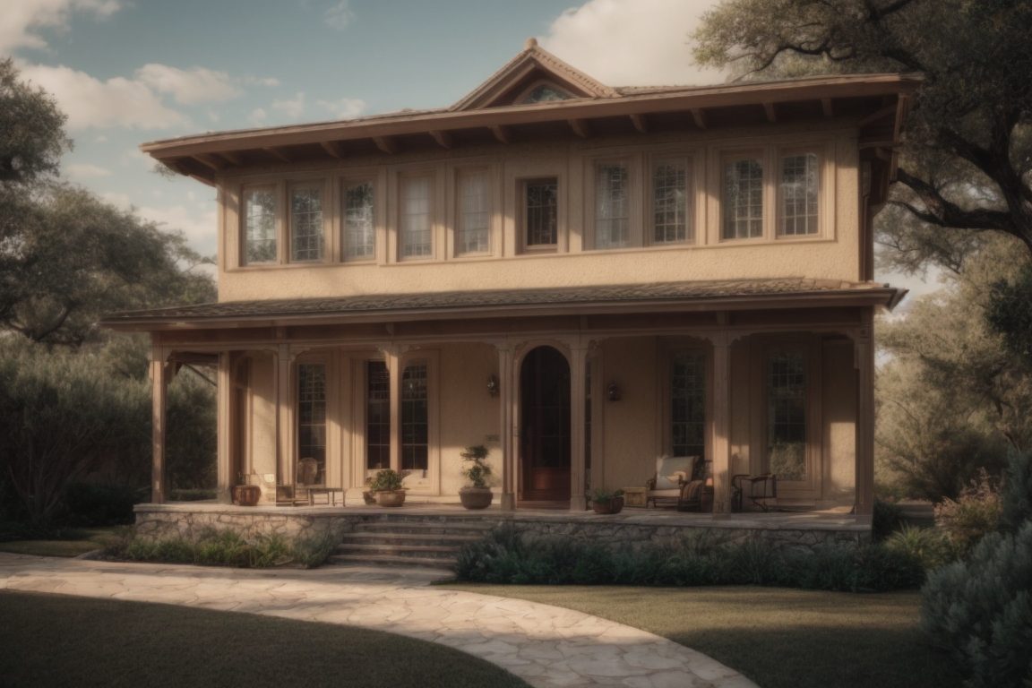 Century-old San Antonio home with UV protective window film