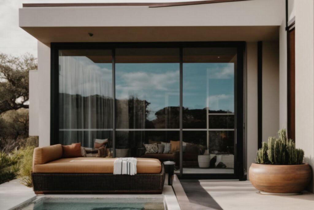 San Antonio home with energy-saving window films