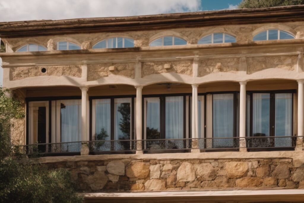 Historic San Antonio home with professionally installed window films