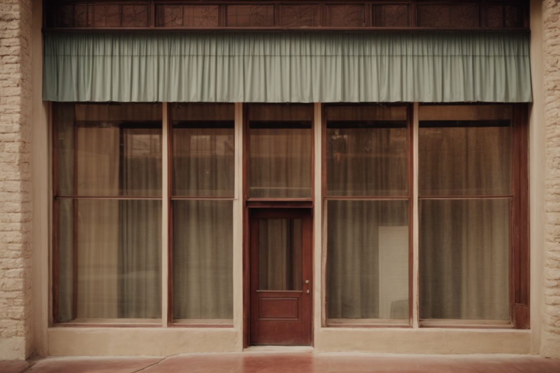 Vintage building in San Antonio with insulating window film