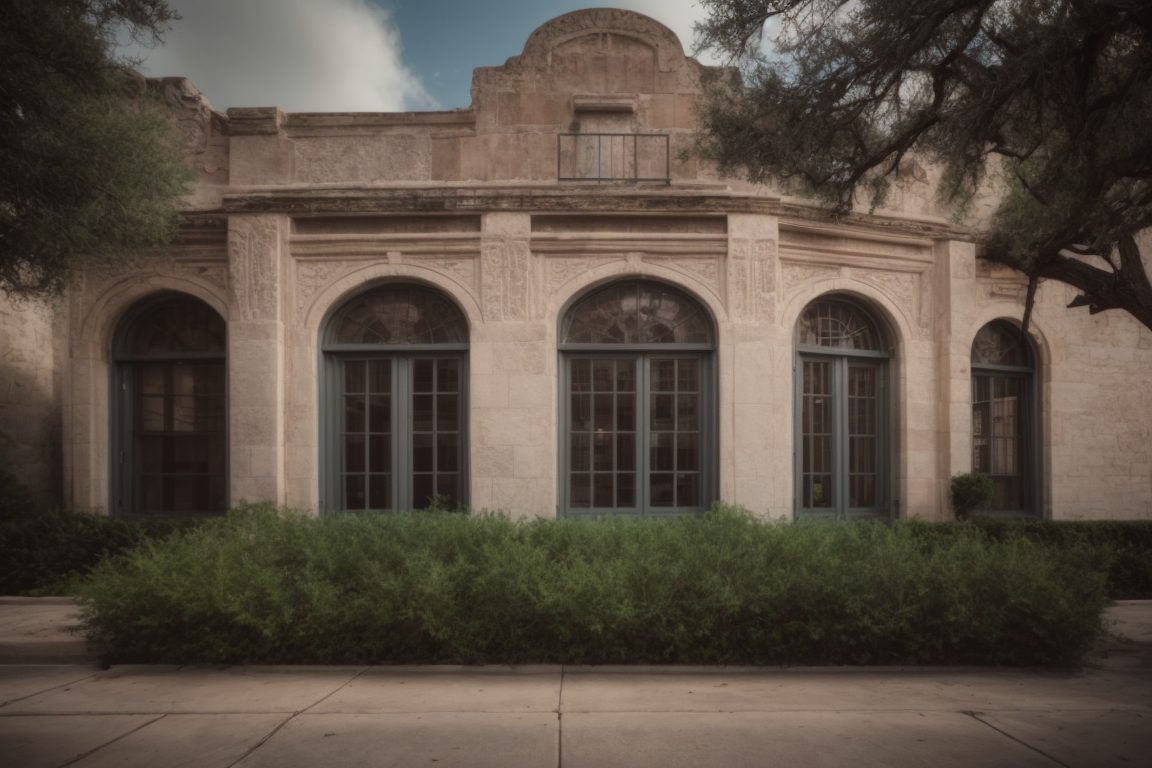 Historic San Antonio building enhanced with modern window film