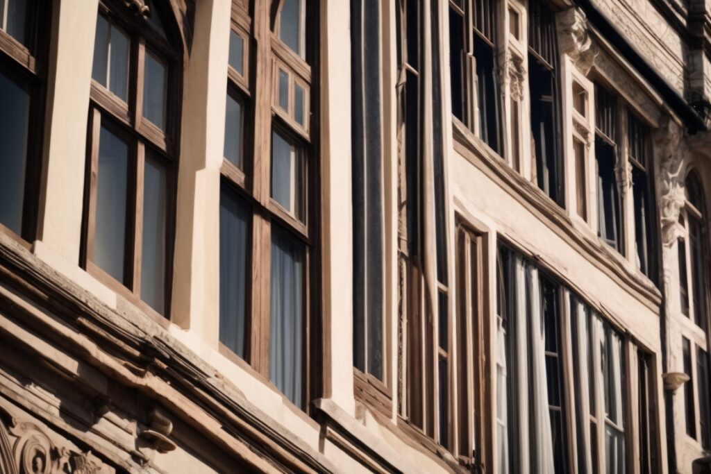 Historic San Antonio building with sun control window film